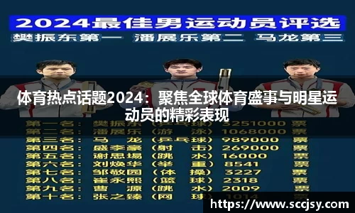 体育热点话题2024：聚焦全球体育盛事与明星运动员的精彩表现